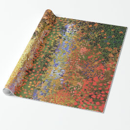 Papel De Regalo Jardín de flores, Vincent van Gogh.