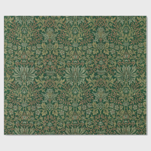 Papel De Regalo Jardín de flores William Morris - Verdes