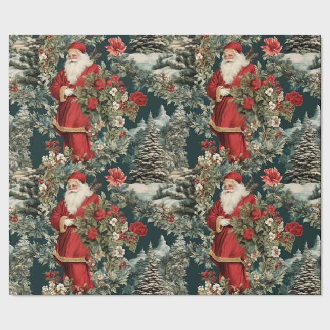 Papel De Regalo Jardín de Invierno de Santa María (Costura)