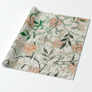 Papel De Regalo Jardín de Jazmín Flor Clásica de William Morris