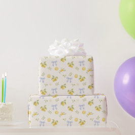 Papel De Regalo Jardín de limoneros con ratones