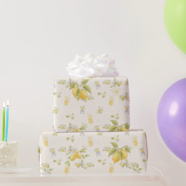 Papel De Regalo Jardín de limoneros con ratones