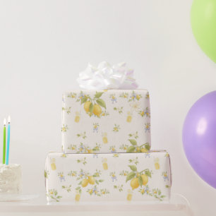 Papel De Regalo Jardín de limoneros con ratones