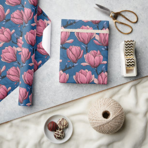 Papel De Regalo jardín de magnolias