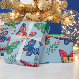 Papel de regalo Jardín de Mariposas – Mariposa Flo