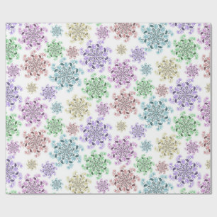 Papel De Regalo Jardín de nieve nórdico 