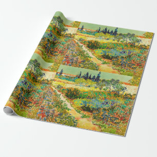 Papel De Regalo Jardín de Vincent Van Gogh en Arlés