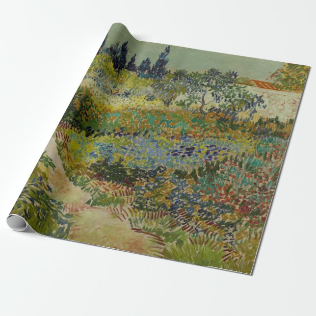 Papel De Regalo Jardín en Arles - Vincent Van Gogh (Desenrollado)
