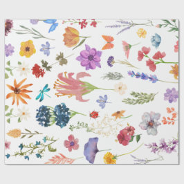 Papel de Regalo Jardín Floral