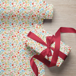 Papel De Regalo Jardín Floral de Pascua