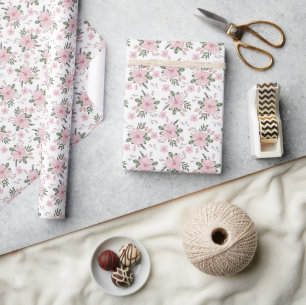 Papel De Regalo Jardín Floral Suave