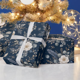 Papel De Regalo Jardín iluminado por la luna Regalo botánico elega