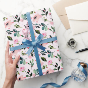 Papel De Regalo Jardín Romántico