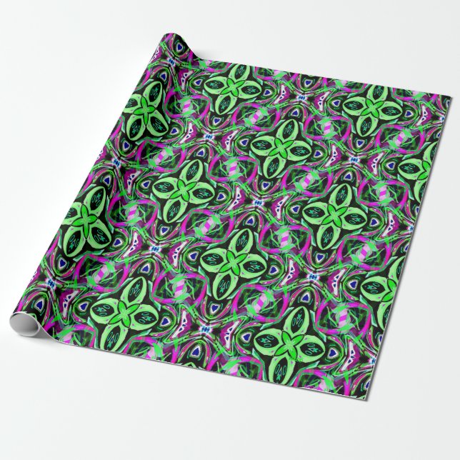 Papel De Regalo Jardín salvaje... (Desenrollado)