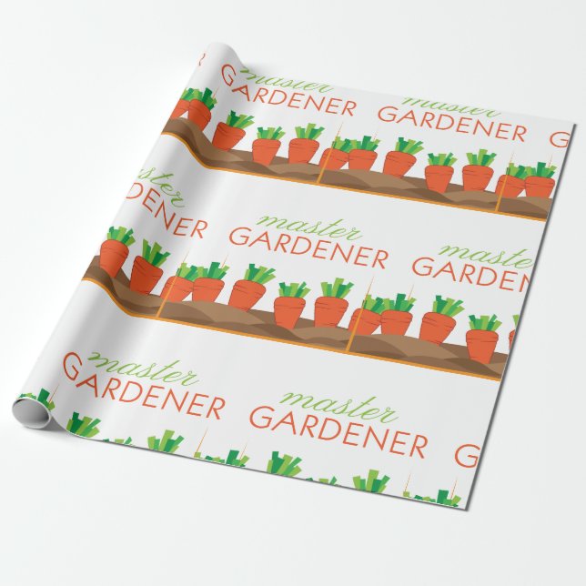 Papel De Regalo Jardinero maestro (Desenrollado)