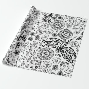 Papel De Regalo Jardines de dragón