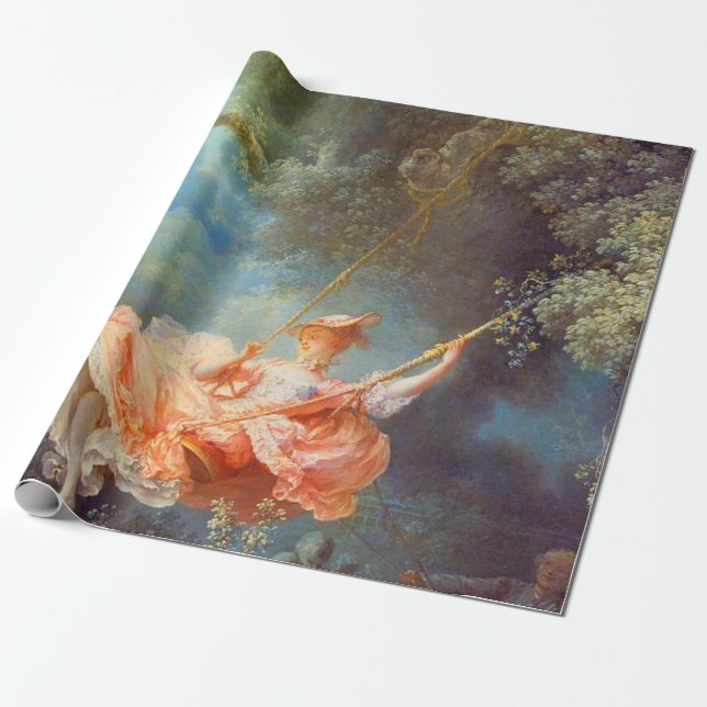 Papel De Regalo Jean Honore Fragonard The Swing (Desenrollado)