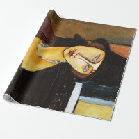 Jeanne Hebuterne con Gorra y collar, Modigliani