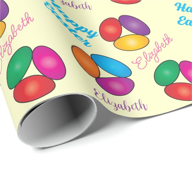 Papel De Regalo Jelly Bean Easter Candy (Esquina del rollo)