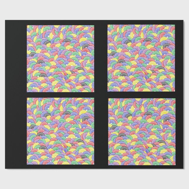 Papel De Regalo Jelly Bean Wrapping Papper (Superficie plana)