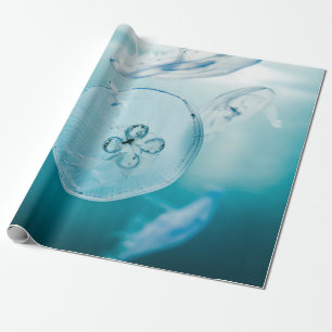 PAPEL DE REGALO JELLYFISHES BAJO EL AGUA