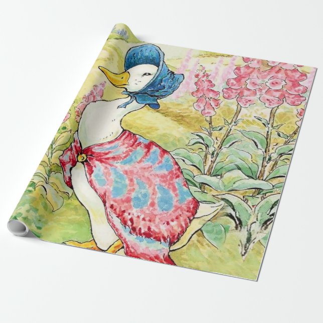 Papel De Regalo “Jemima Puddle Duck” by Beatrix Potter (Desenrollado)