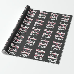 Papel De Regalo Jeringa De Humor Flebotomía Dibuja Venipuntura De 