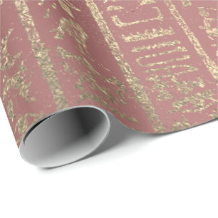 Papel De Regalo Jeroglíficos de guiones egipcios de vidrio de oro