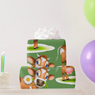 Papel De Regalo Jersey Cow