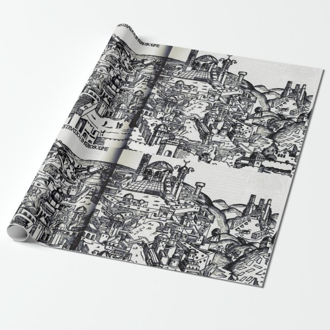 Papel De Regalo Jerusalén durante el reinado de Salomón (Desenrollado)