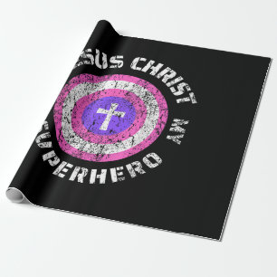 Papel De Regalo Jesucristo es mi superhéroe Jesús