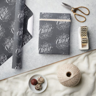 Papel De Regalo Jesucristo Navidades Jesús Chalk Lettering