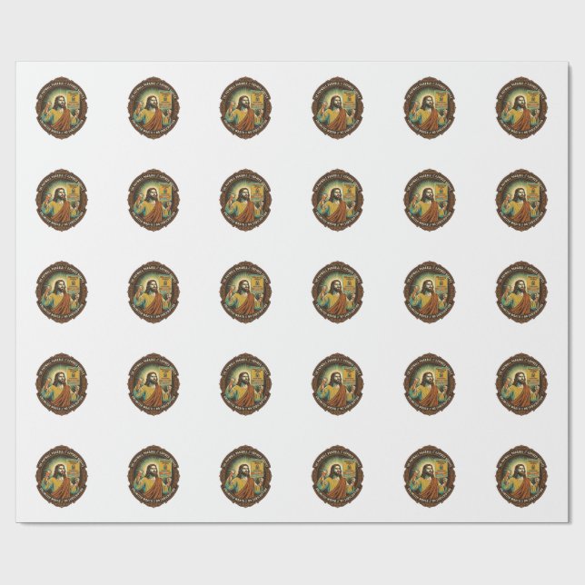 Papel De Regalo Jesús Caducó Suscripción de Software Paywall Tecno (Superficie plana)