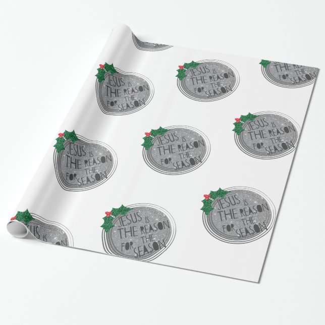 Papel De Regalo Jesús es la razón de la estación (Desenrollado)