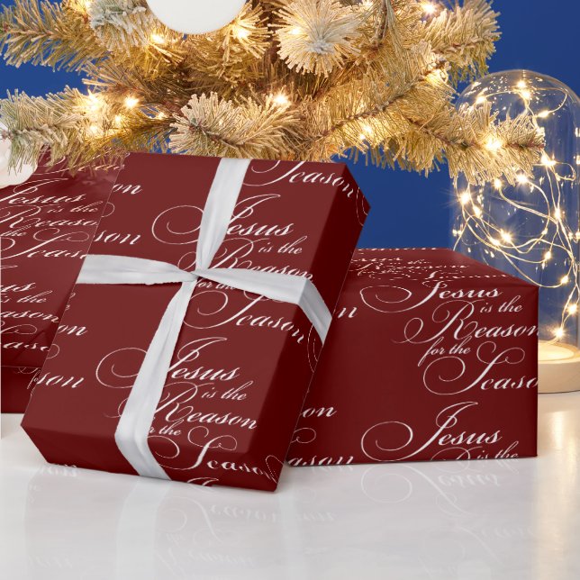 Papel De Regalo Jesús es la razón de la Navidad (Vacaciones)