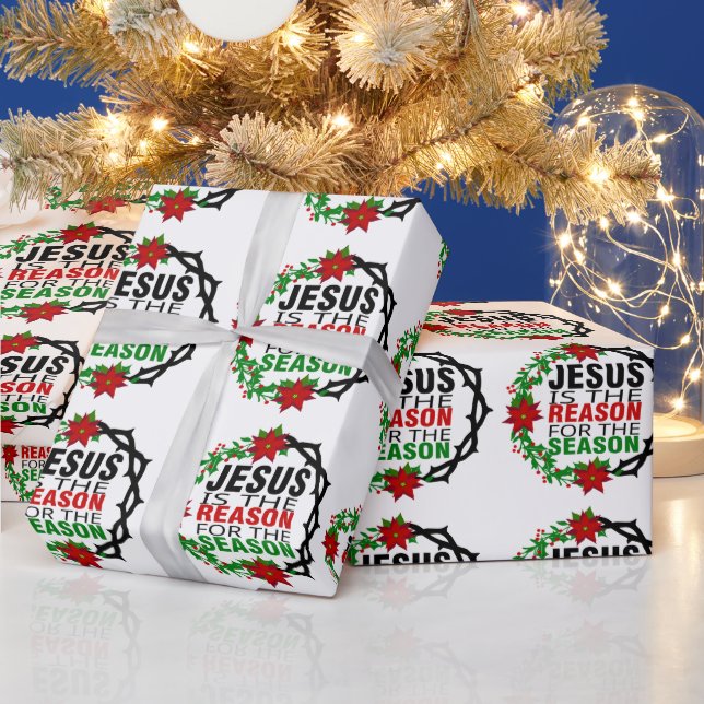 Papel De Regalo Jesús es la razón de la temporada (Vacaciones)