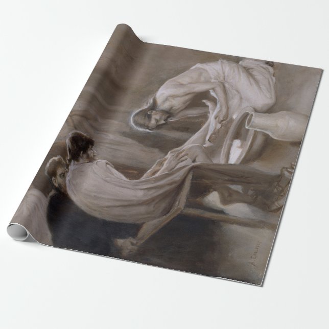 Papel De Regalo Jesús lavando los pies de sus discípulos (Desenrollado)