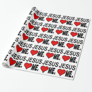 Papel De Regalo Jesús me ama los regalos de Jesús
