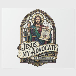 Papel De Regalo Jesús Mi Abogado Jesús Abogado del Tribunal Christ