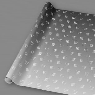 Papel De Regalo ¡Jesús te ama!   Ombre blanco y negro