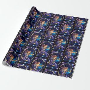 Papel De Regalo Jewel Galaxy Zodiac Sagittarius