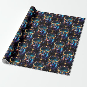 Papel De Regalo Jewel Galaxy Zodiac Taurus