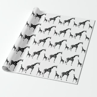 Papel De Regalo Jirafa con el becerro