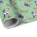 Papel De Regalo Jiu-Jitsu Merry Christmas Wrapee Paper<br><div class="desc">Jiu-Jitsu Feliz Papel de Envoltura de Navidad. El color del papel es verde. Disponible en varios colores,  tamaños y dos acabados. www.hotpocketgraphics.com</div>