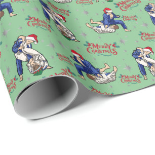 Papel De Regalo Jiu-Jitsu Merry Christmas Wrapee Paper