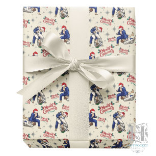 Papel De Regalo Jiu-Jitsu Merry Christmas Wrapee Paper