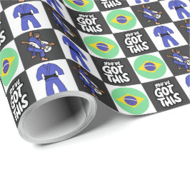 Papel De Regalo Jiu Jitsu Wrapping Paper