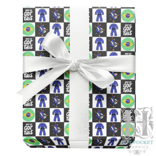 Papel De Regalo Jiu Jitsu Wrapping Paper