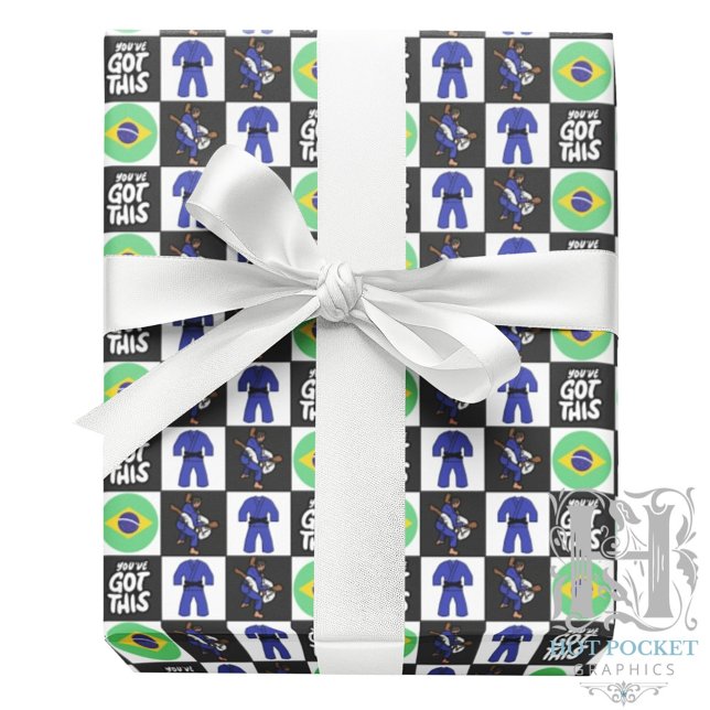 Papel De Regalo Jiu Jitsu Wrapping Paper (Subido por el creador)
