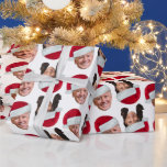 Papel De Regalo Joe and Kamala with a Santa Hat Funny Christmas<br><div class="desc">This design includes Joe Biden and Kamala Harris each with a Santa Hat - campaign wrapping paper will be fun for the holidays or any occasion. Classic fonts are used to make this a popular and traditional design for this election.</div>